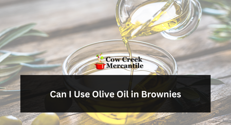 Can I Use Olive Oil in Brownies